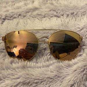 Armani Exchange discontinued gold sunglasses